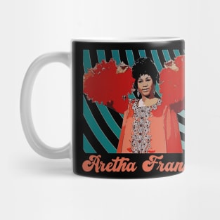 Soul Queen Aretha Vintage Music Icon Tee Mug